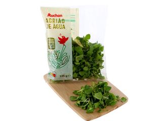 AGRIÃO AUCHAN:FOLHA BABY 125 G