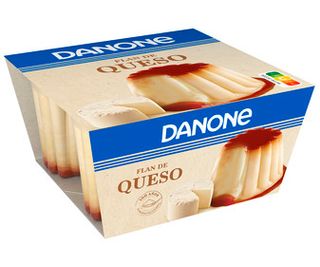 Flan De Queso Elaboracion Tradicional Danone X4 100G