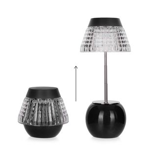 Lampada da tavolo touch - portatile nera