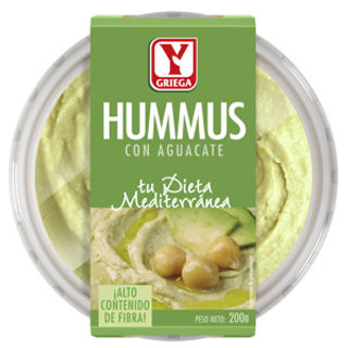 YGRIEGA Hummus Aguacate  200 S/Gl