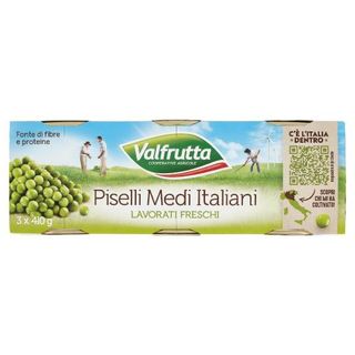 Valfrutta Piselli Medi Latta 3X410G
