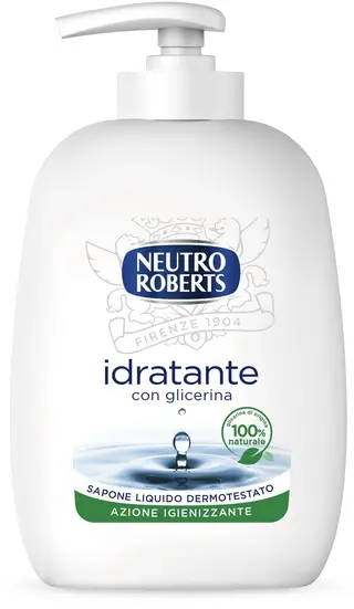 NEUTRO ROBERTS SAPONE LIQUIDO IDRATANTE CON GLICERINA 200ML   MAN8131