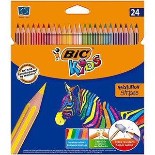 Bic 24 Lapices Colorear Stripes Z20 (3086123499133)