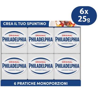 Philadelphia Original Formaggio Fresco Spalmabile - 6 X 25G