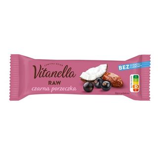 Vitanella Raw Baton czarna porzeczka, 40 g