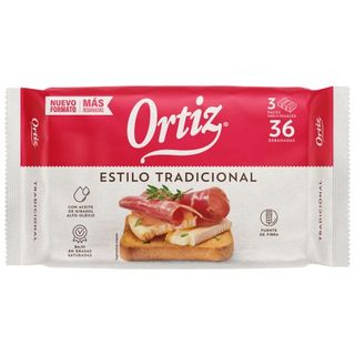 Pan Tostado Tradicional Ortiz 320 Gr