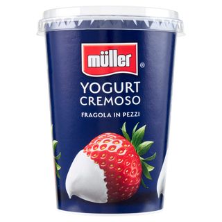 Müller Yogurt Cremoso Fragola In Pezzi 500 G