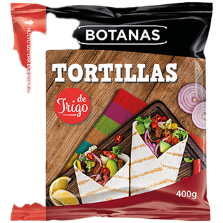 Tortillas De Trigo Botanas 400 G
