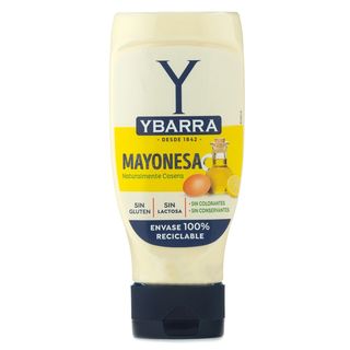 Mayonesa Clásica Sabor Casero Formato Bocabajo Ybarra Pet 400 Ml.