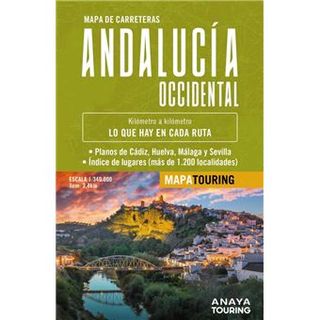 Mapa De Carreteras De Andalucía Occidental 1:340.000 (9788491588580)