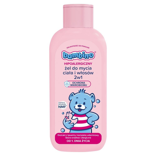 Bambino Hipoalergiczny żel do mycia ciała i włosów 2w1 400 ml