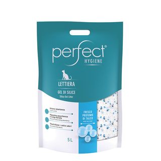 Perfect lettiera gatto in silicio talco 5l