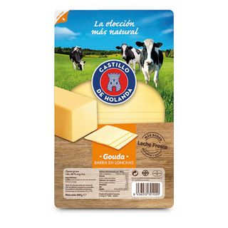Castillo queso gouda lonchas 250 gr