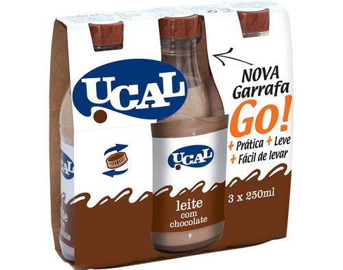 LEITE UCAL COM CHOCOLATE PET 3X250ML
