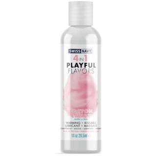Swiss Navy lubrykant o smaku waty cukrowej 4 in 1 Playful Flavors - Lubricant with Cotton Candy Flavor - 1 fl oz / 29.5 ml