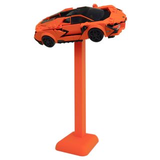 Podstawka pod samochody Lego Speed Champions 20cm - pomarańczowa - Klockobus