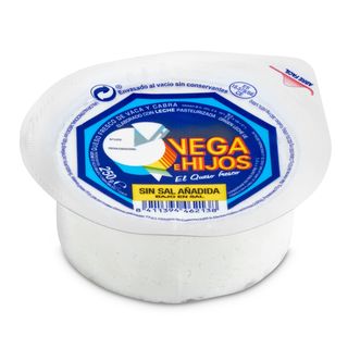 Queso Fresco Sin Sal Vega E Hijos Tarrina 250 G