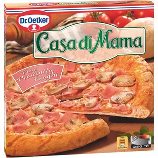Pizza Casa Mama Prosciutto-Funghi Dr. Oetker, Caja 405 G (11852910)