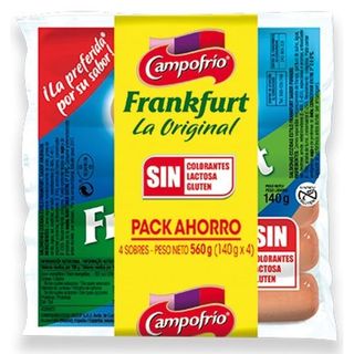 Salchichas Campofrío Frankfurt 4X140G