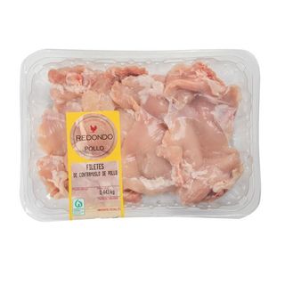 Redondo Filetes De Contramuslo Bandeja, 550G Aprox