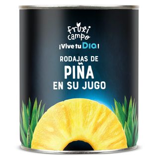 Piña En Su Jugo En Rodajas Dia Fruticampo Lata 490 G