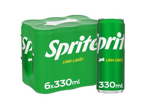REFRIGERANTE COM GÁS SPRITE LATA 6X0.33L
