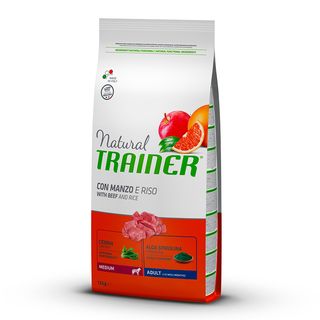 Natural Trainer Adult Medium Ternera Pienso Para Perros 12Kg