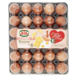 Aia Le Classiche 30 Uova Fresche Medie Da Allevamento A Terra