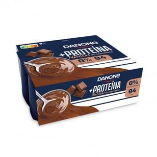 Natillas De Chocolate Altas En Proteínas Danone Sin Gluten 4 Uds. De 120 G.
