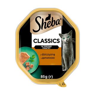 Sheba Classics Karma dla kota w terynie z dziczyzną 85 g