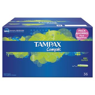 Tampax Compak Tampones Super Aplic 36U 145695 (145695)