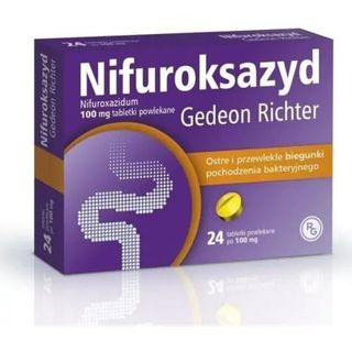 Nifuroksazyd Gedeon Richter 100 mg 24 tabletek
