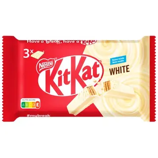 Barritas de Chocolate Blanco Nestlé Kit Kat 3x41,5g