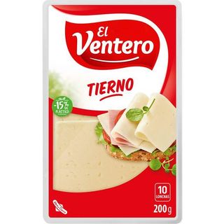 Queso Tierno El Ventero, Lonchas, Bandeja 200 G (5499470)
