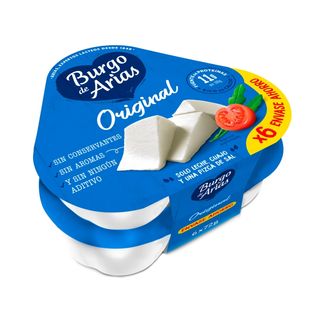 BURGO DE ARIAS Queso Fresco Original, Pk-6