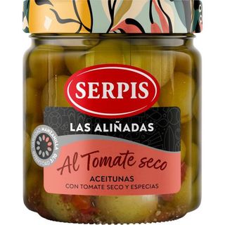 Aceitunas Con Tomate Y Especias Serpis, Frasco 220 G (26194654)