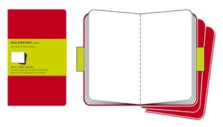 Cuaderno Moleskine Cahier Journal Extra Large Plain Rojo (9788862931090)