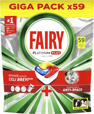 FAIRY PLATINUM PLUS  ALL IN ONE LIMONE 59 CAPS   PRO3639