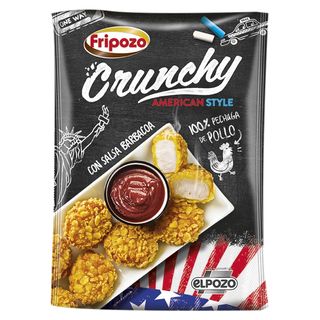 Pechuga De Pollo Crunchy Con Salsa Barbacoa Fripozo 300 Gr