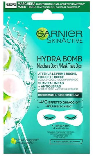 GARNIER HYDRA BOMB MASCHERA OCCHI IN TESSUTO COCCO & ACIDO IALURONICO   GAR4734