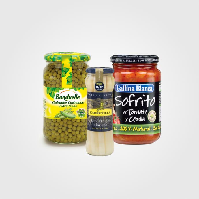 Conservas de Verduras y Legumbres