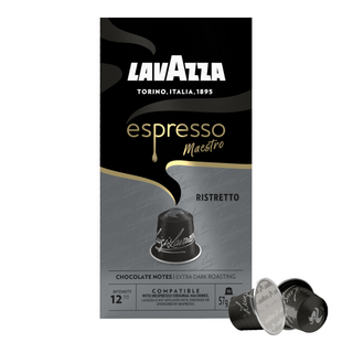 Lavazza Café Espresso Maestro Ristretto Intensidad 12 30u