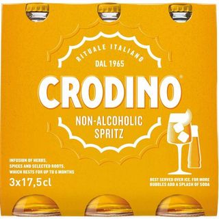 Aperitivo spritz sin alcohol CRODINO, pack 3x17,5 cl (26747147)