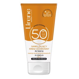 Lirene Krem ochronny nawilżający do twarzy SPF 50, 50 ml