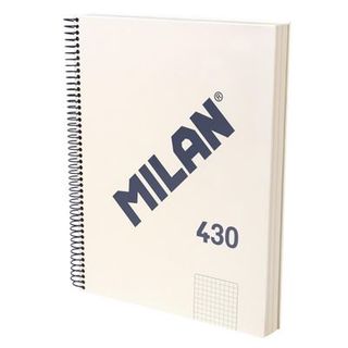 Milan Cuaderno A4 Td Cuadricula 120 H 430 Beige (8411574108764)