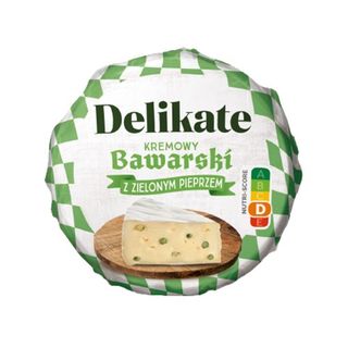 Delikate Ser Bawarski pleśniowy z zielonym pieprzem, 150 g