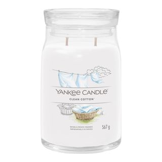 Clean Cotton, candela in giara grande - Yankee Candle