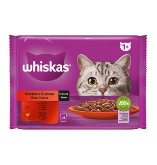 Comida De Gatos Whiskas Carnes Pack 4 340 G