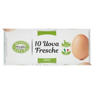MONDO NATURA UOVA MEDIE ALL.A TERRA X10