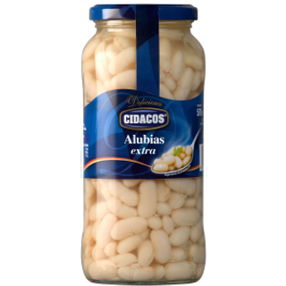 Alubias Cocidas Cidacos 400Gr.